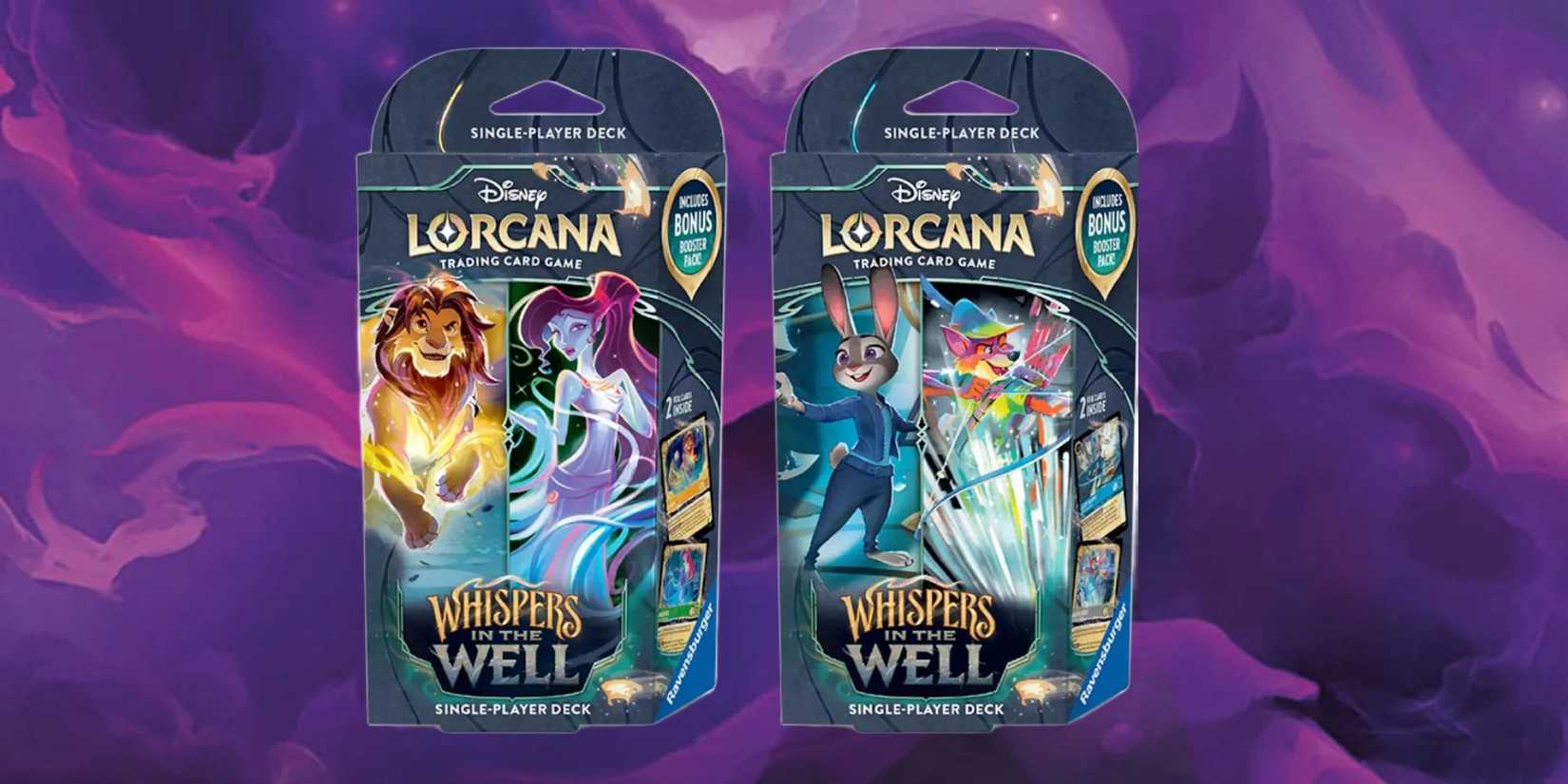 Disney Lorcana Whispers In The Well Starter Decks