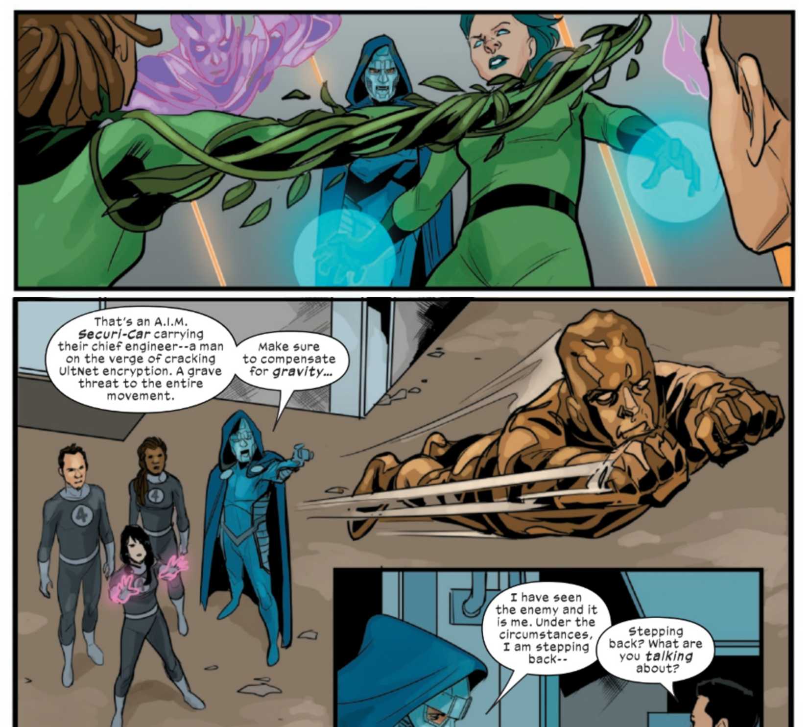 Doctor Doom trains a new fantastic force, aka the Fantastic Four
