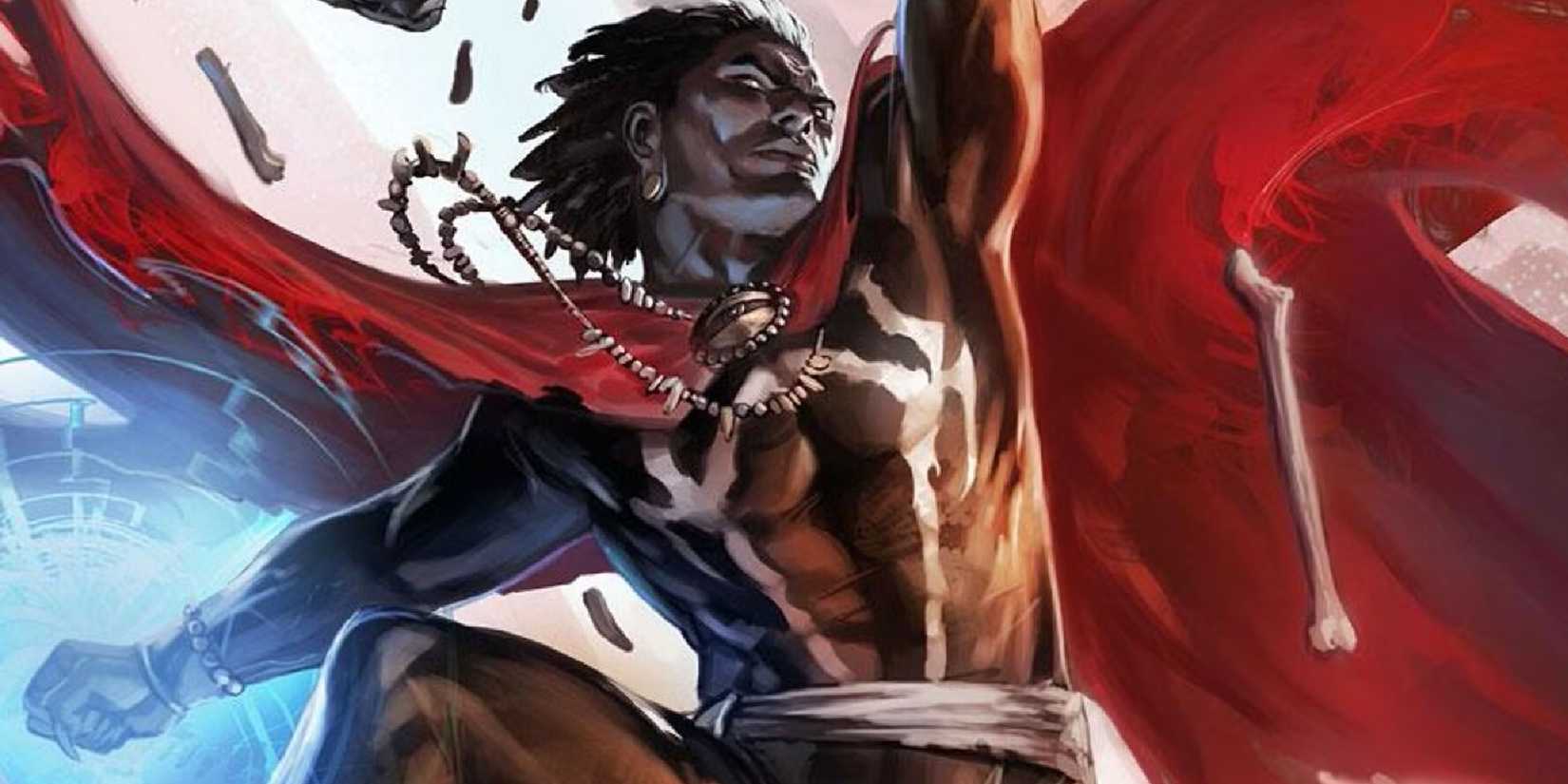 doutor vodu lançando um feitiço