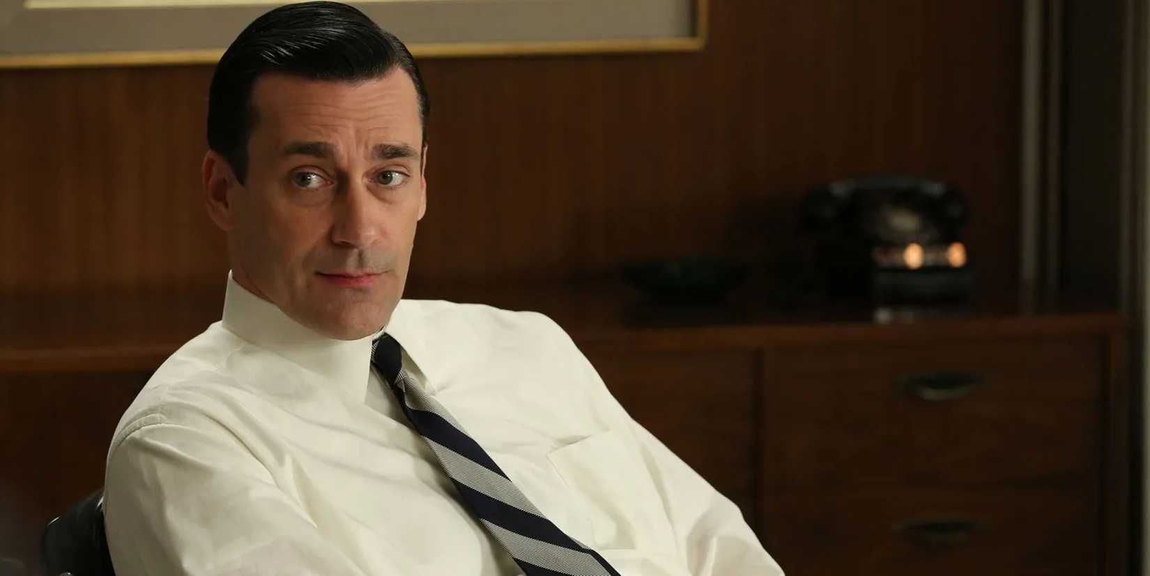 Don Draper pensativo em Mad Men