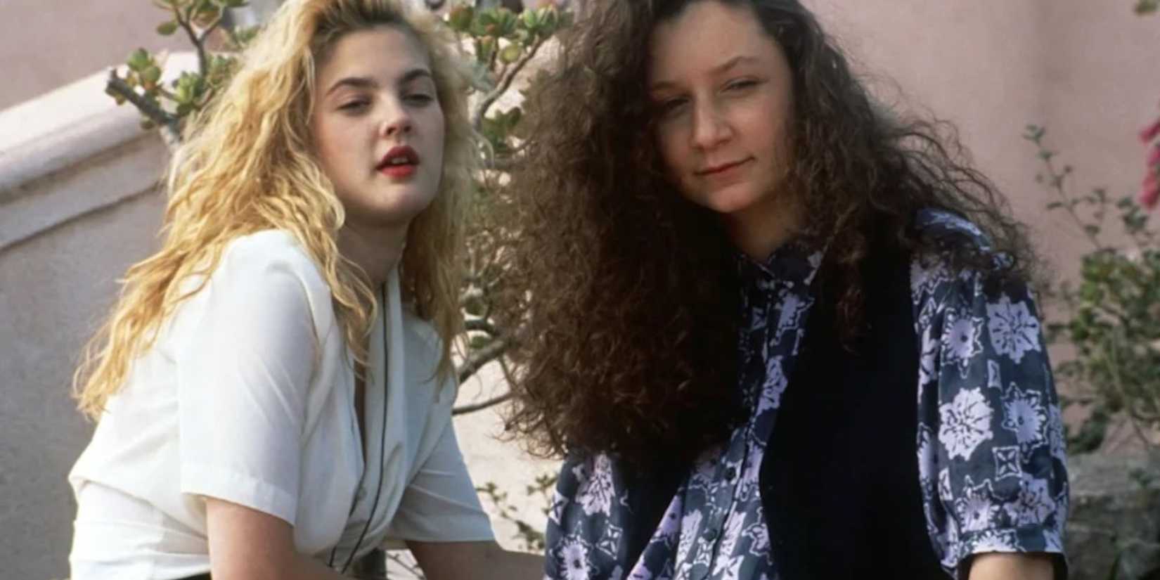 Drew Barrymore and Sara Gilbert in Poison Ivy