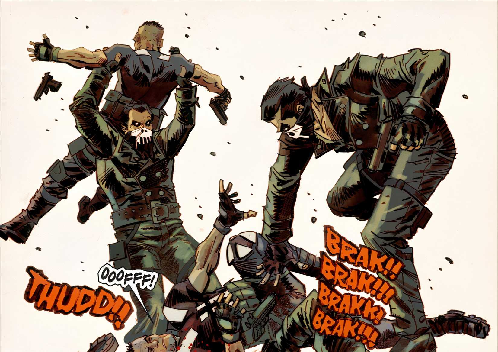 El Zombie Attacks the Punisher Marvel