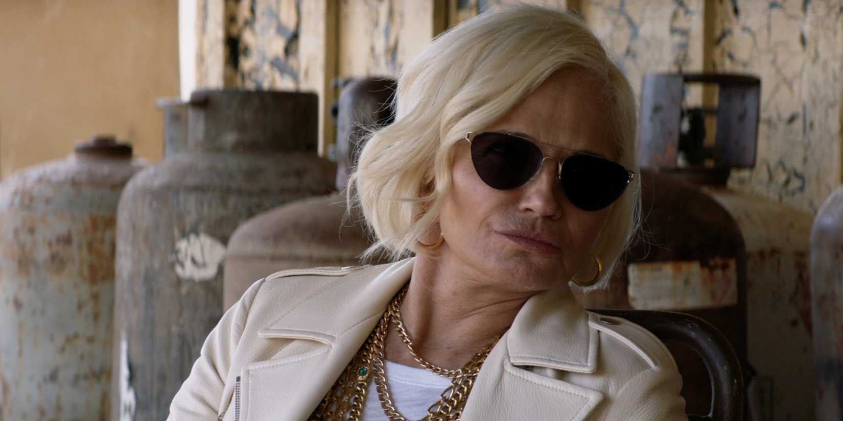 Ellen Barkin as Smurf in the Animal Kingdom episode Ghosts