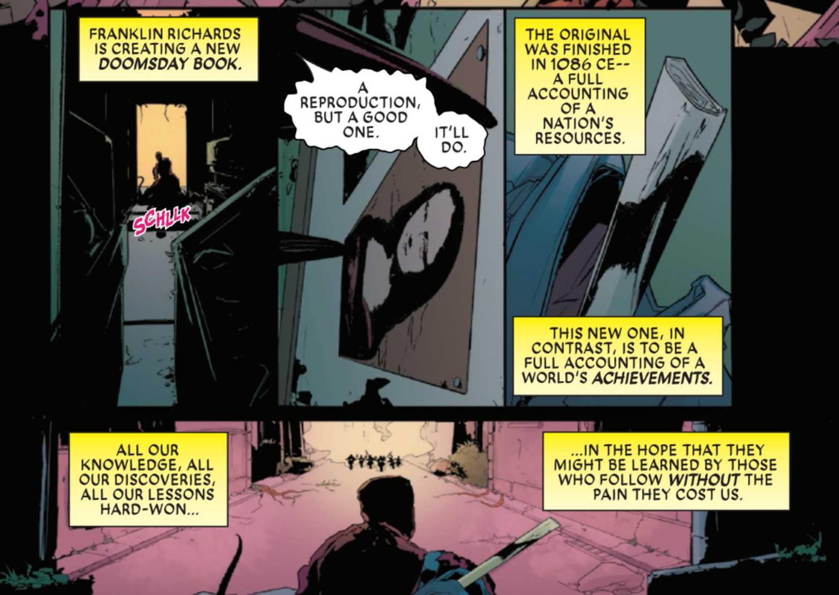 fantastic four's franklin richards becomes a monster 4