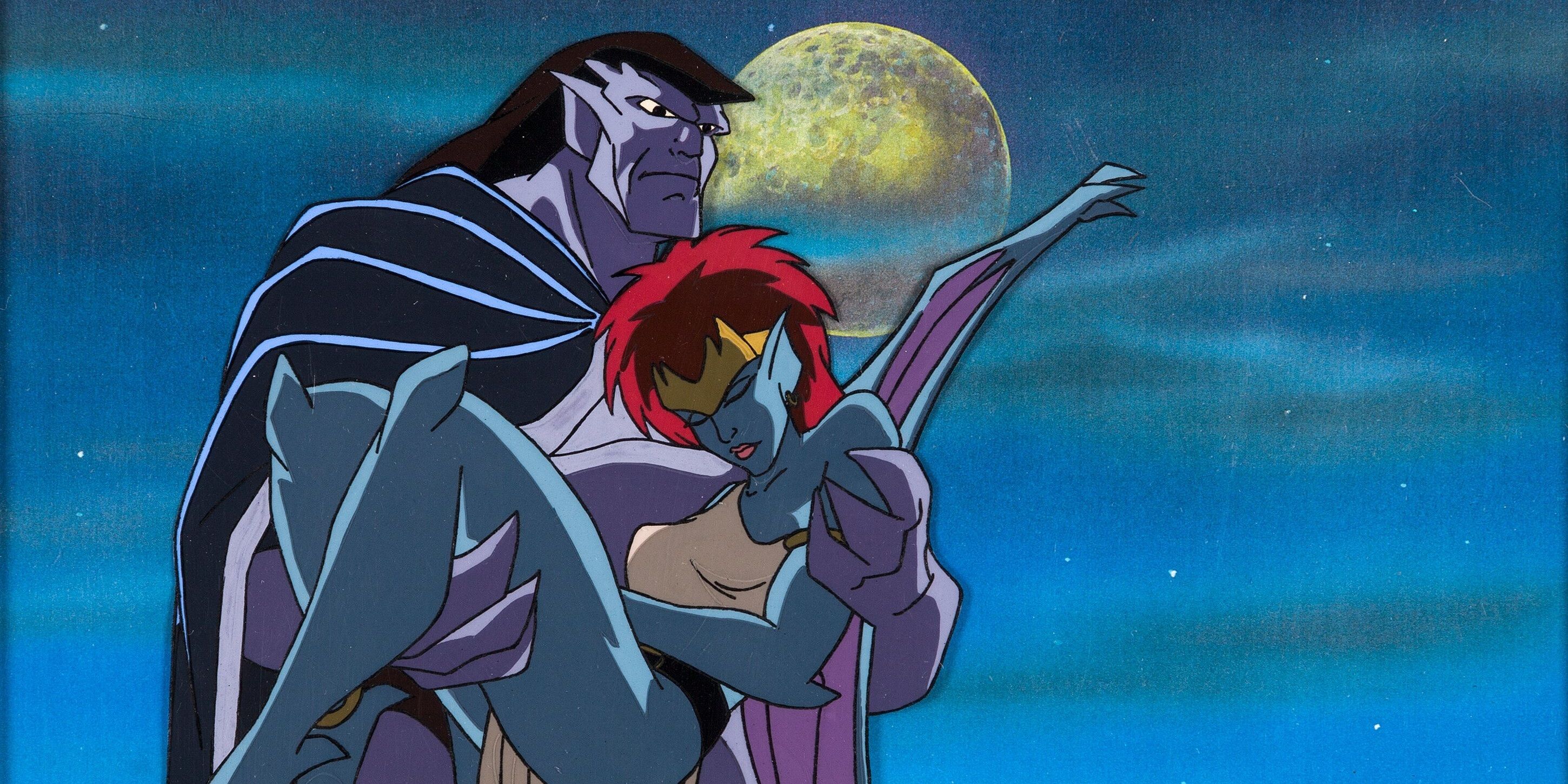 Goliath e Demona em Gargoyles.