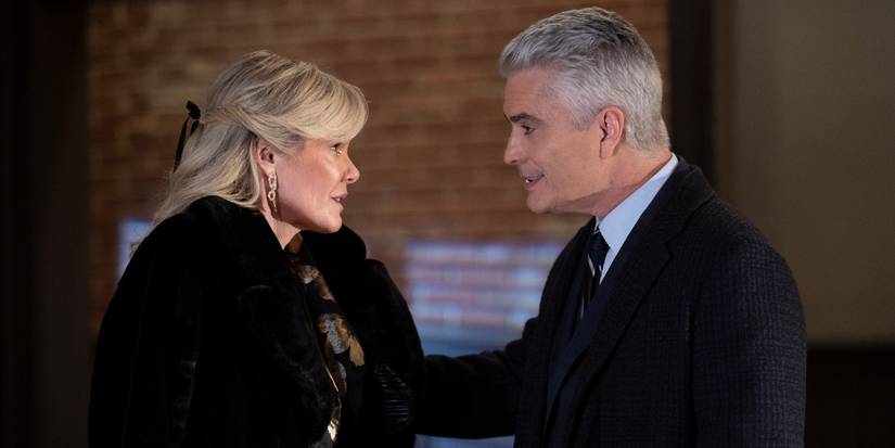 General Hospital's Maura West (Ava Jerome) and Rick Hearst (Ric Lansing) Talking