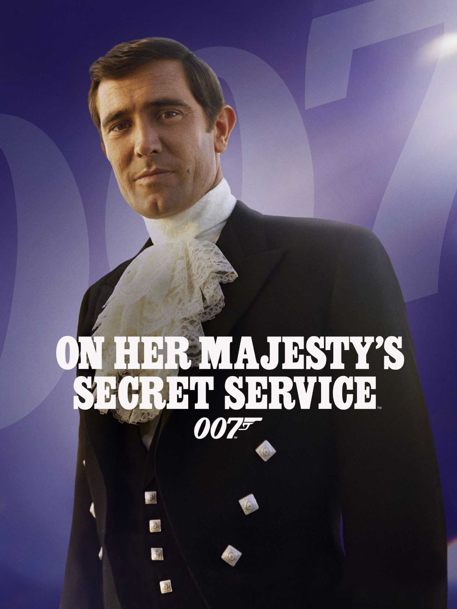 George Lazenby as James Bond in On Her Majesty's Secret Service