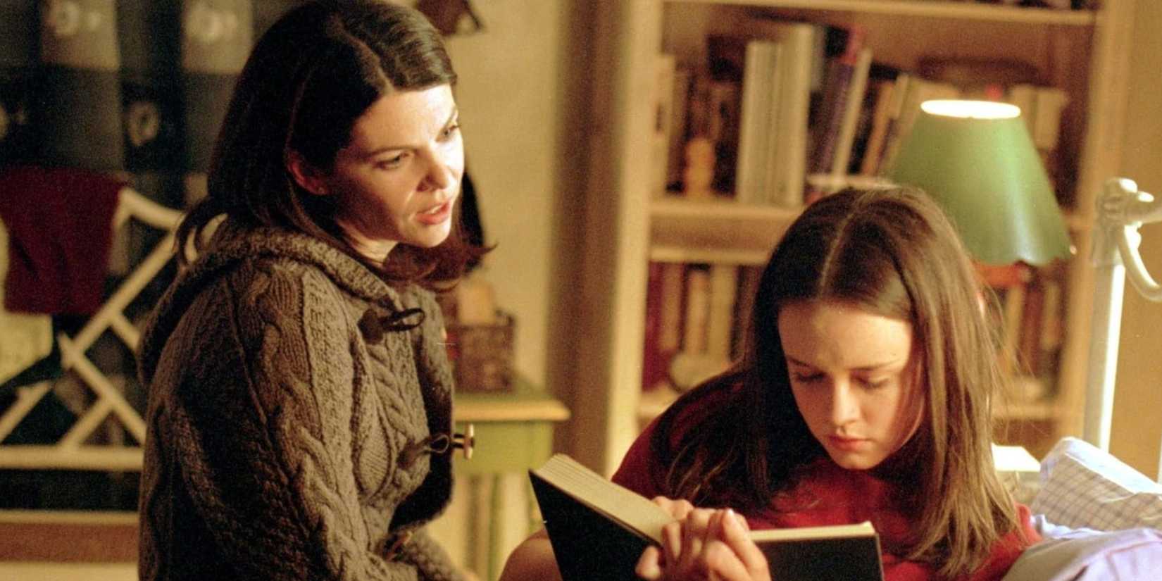 Lorelai (Lauren Graham) e Rory (Alexis Bledel) em Gilmore Girls