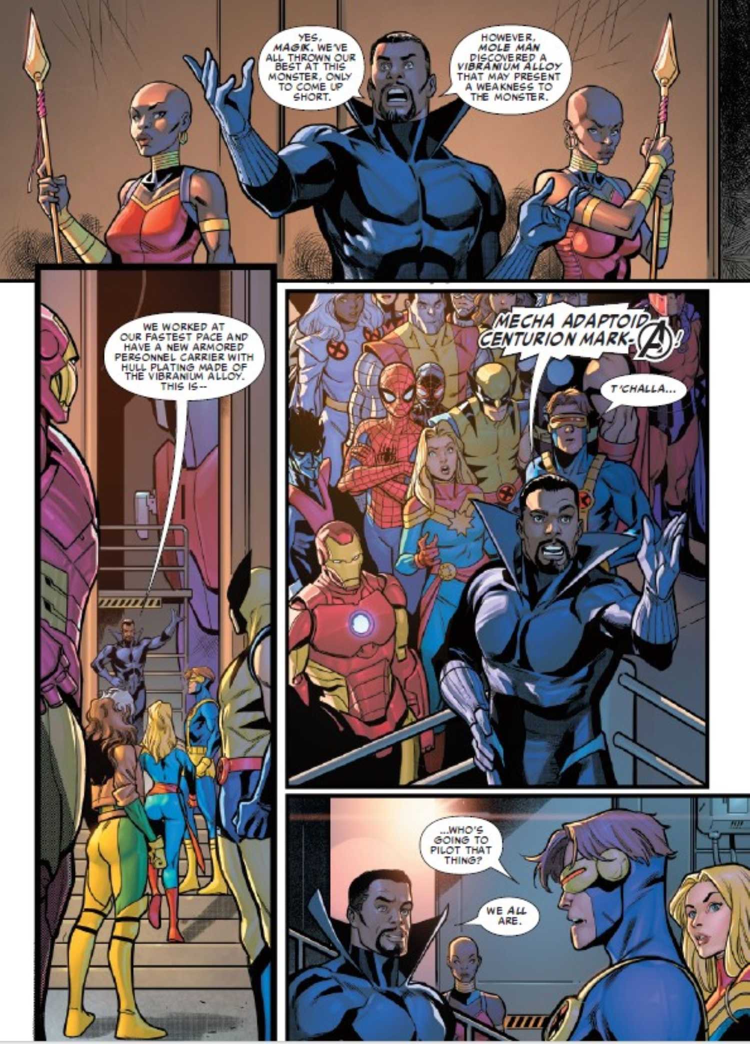 Godzilla Destroys the Marvel Universe #4 preview page 2