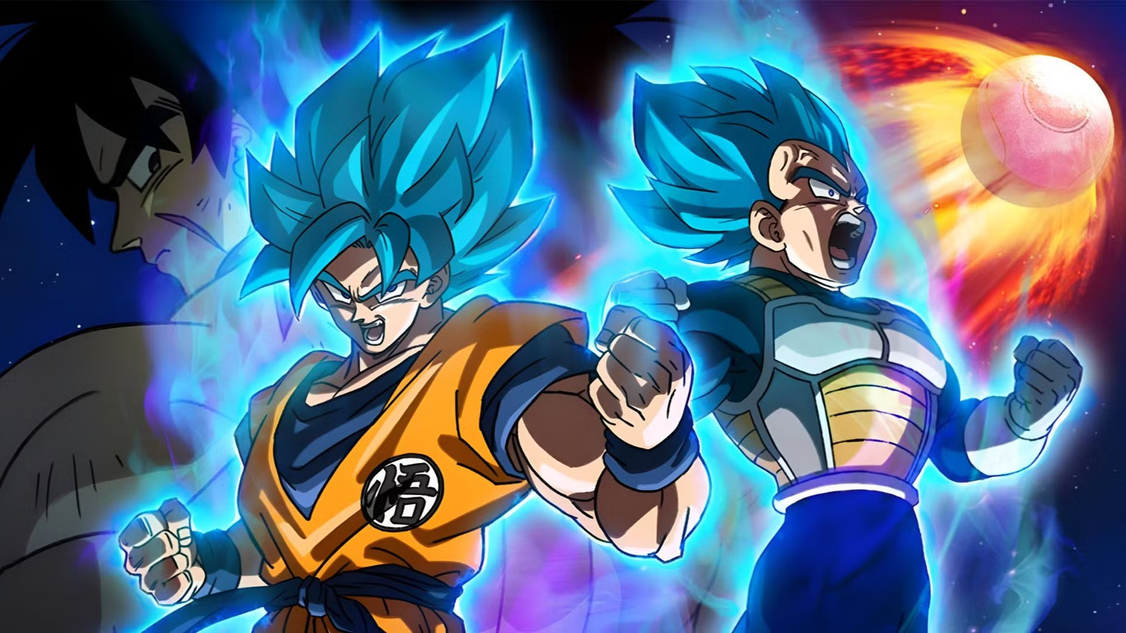 Goku and Vegeta as seen in Dragon Ball Super Broly movie
