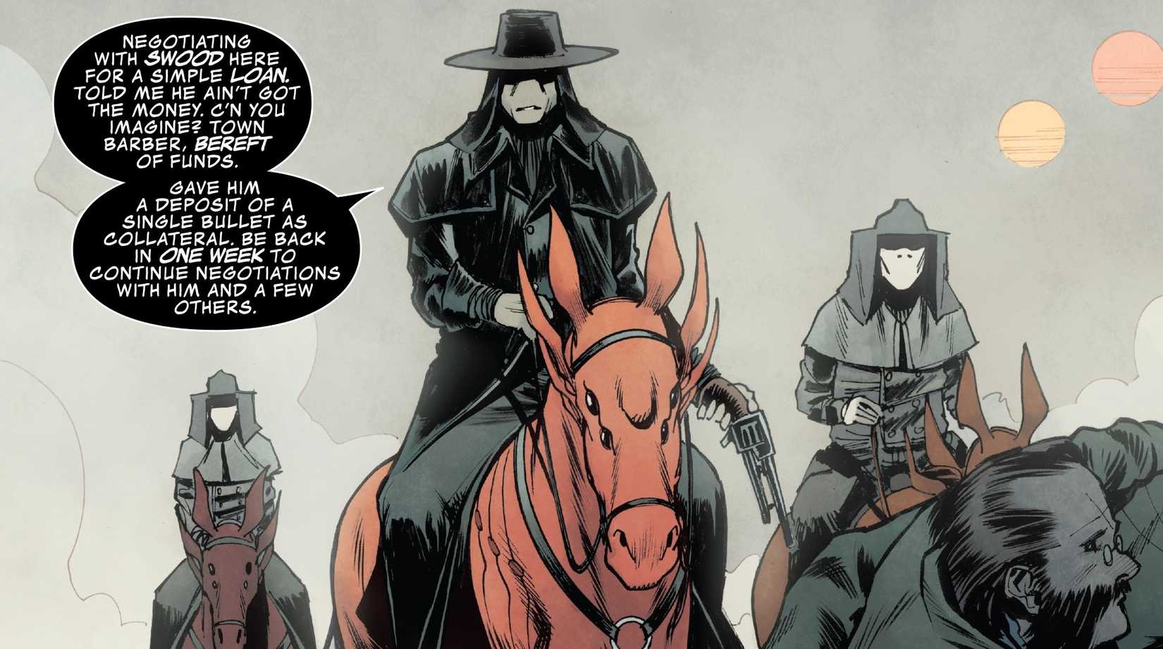 Greylight Filho de Mephisto na arte da Marvel Comics