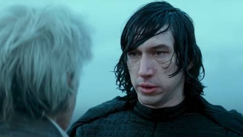 Han Solo appears to his son Ben Solo in Star Wars The Rise of Skywalker