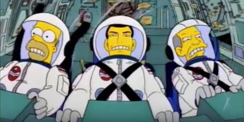 Homer Simpson vai para o espaço em The Simpsons