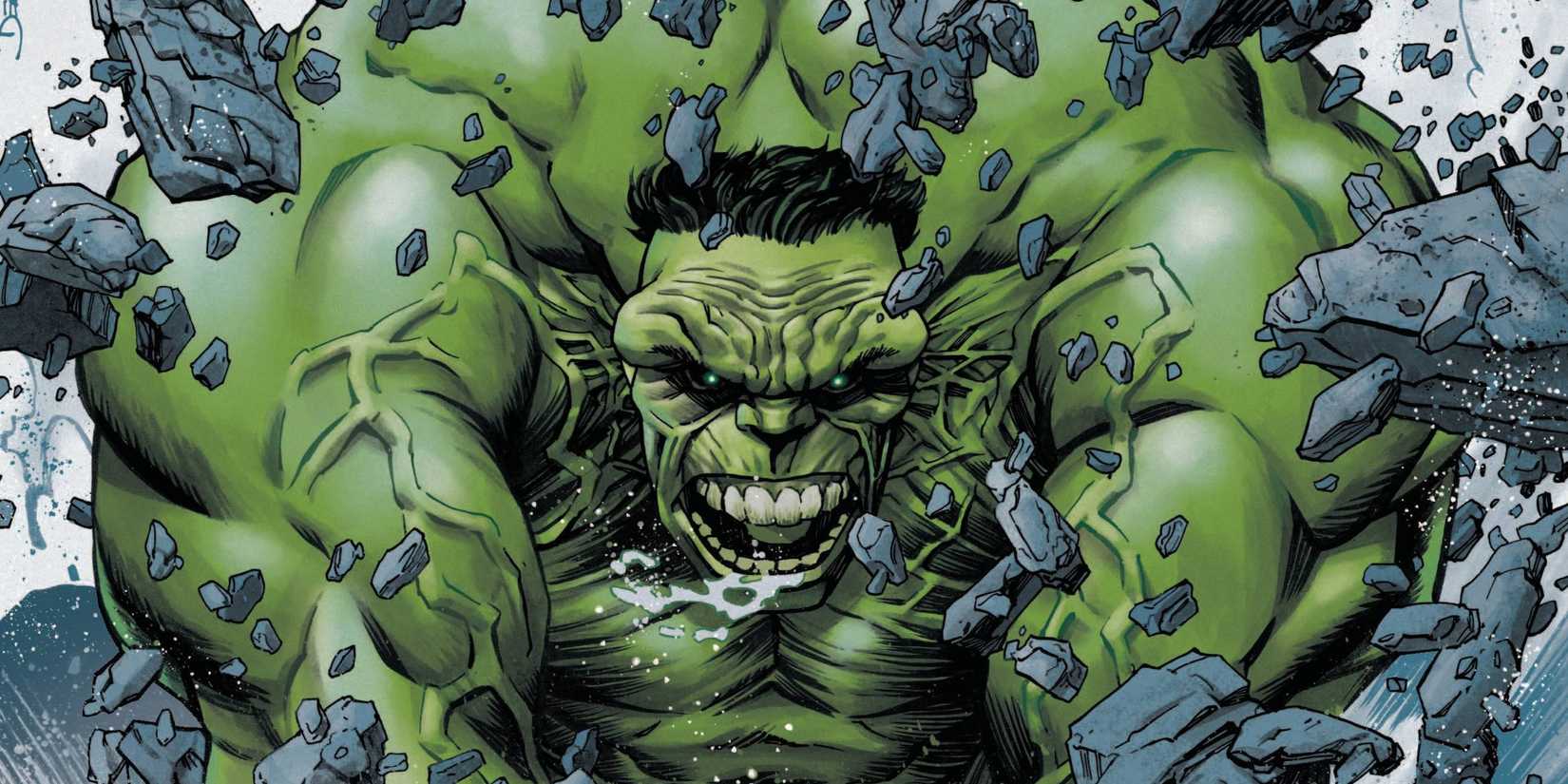 Hulk Flatline cover art Bruce is hulking out and smashing