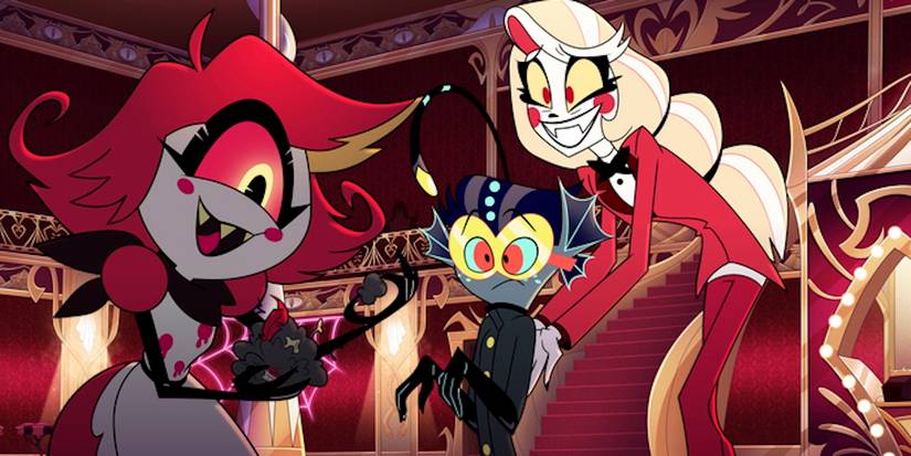 Charlie, Niffty e Baxter na 2ª temporada de Hazbin Hotel