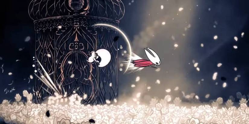 Hollow Knight Silksong Hornet fighting Lace again in Act 2