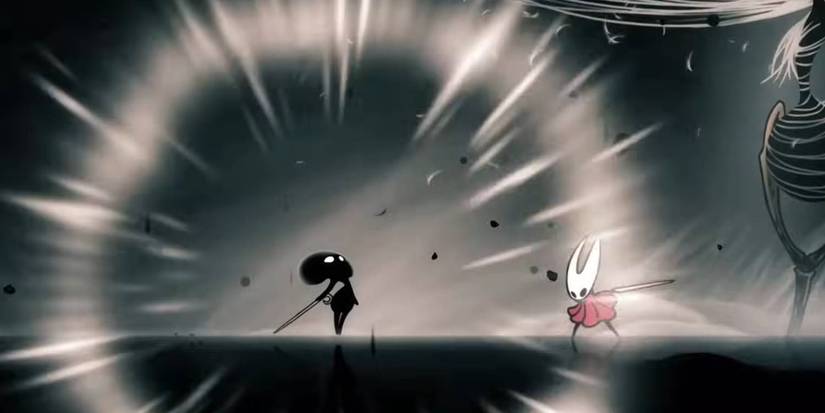 Hollow Knight Silksong fighting Lost Lace in Act 3