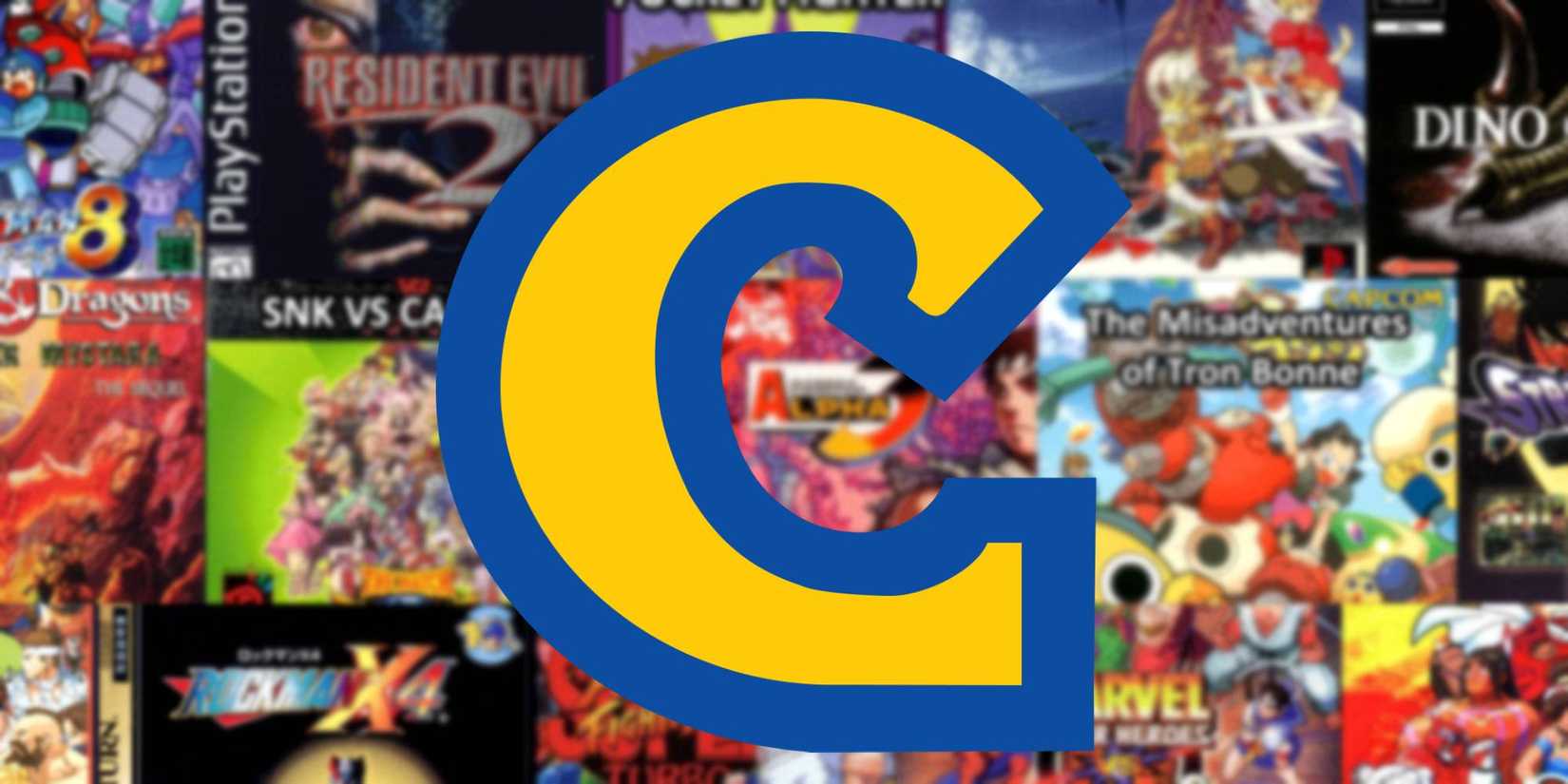 Capcom logo next to the library of the developer's games