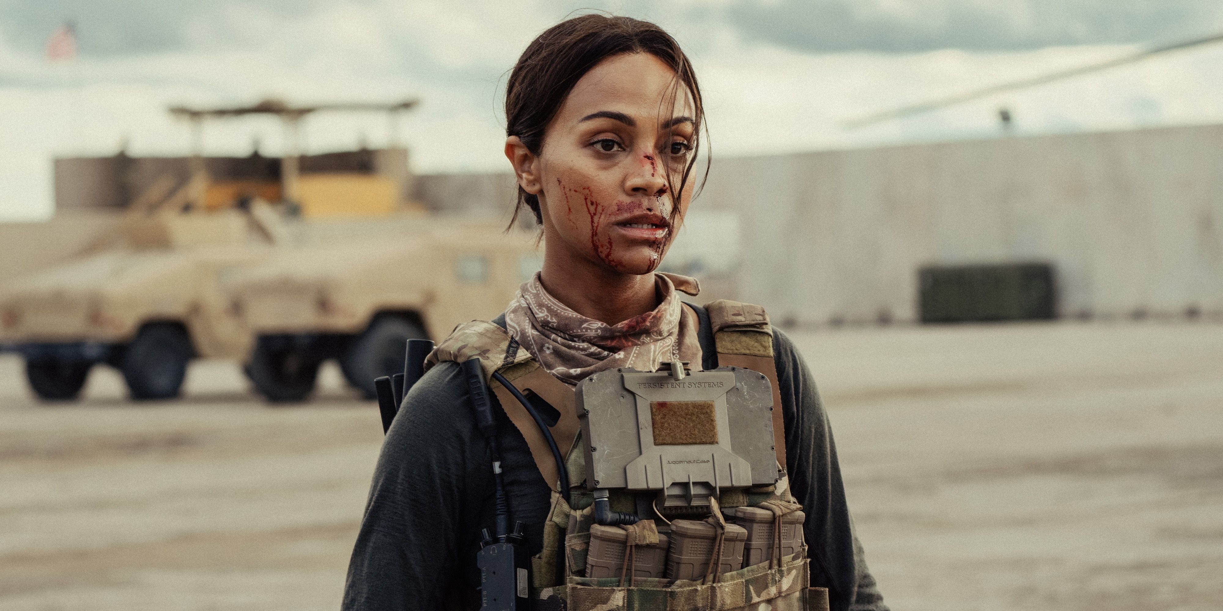 Zoe Saldana as Joe in Lioness