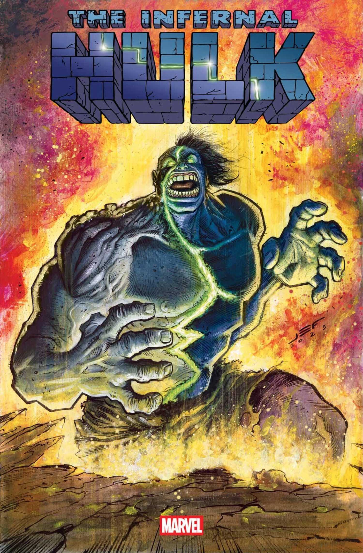 infernal hulk 1 variant cover showing new hulk 2