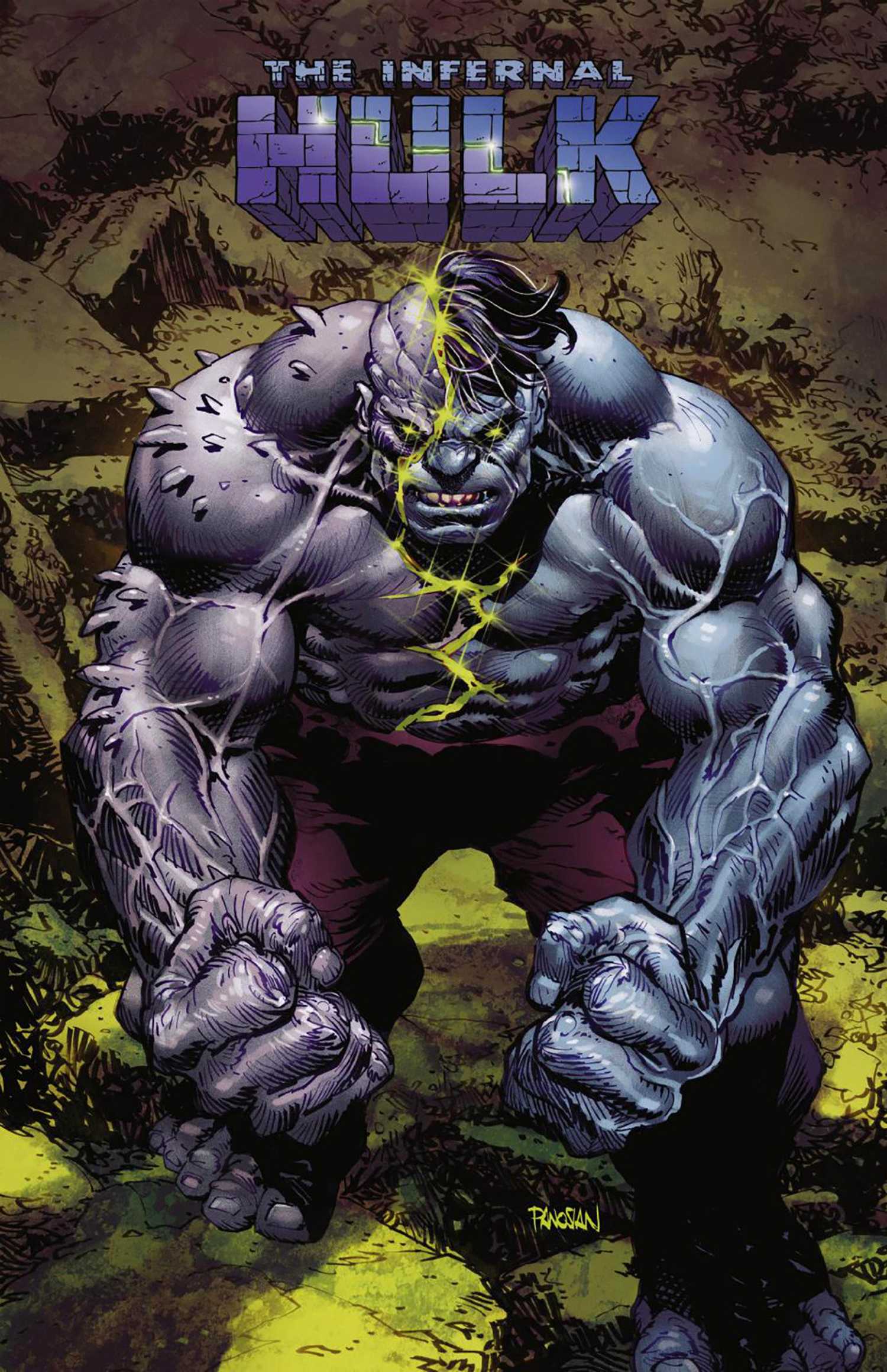 infernal hulk 1 variant cover showing new hulk