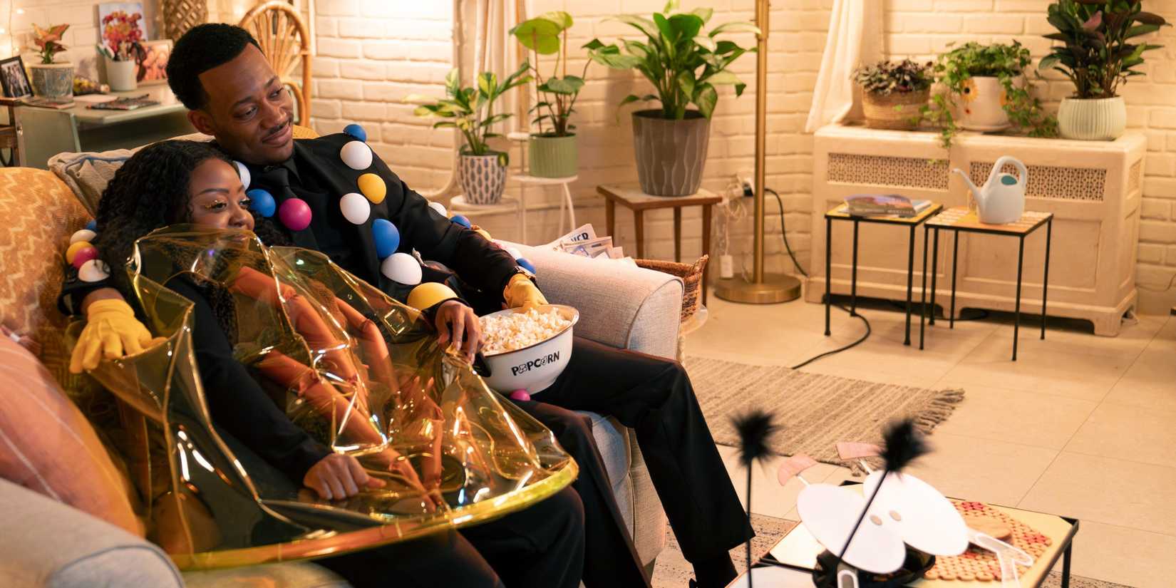 Janine and Gregory Halloween couples costume Abbott Elementary