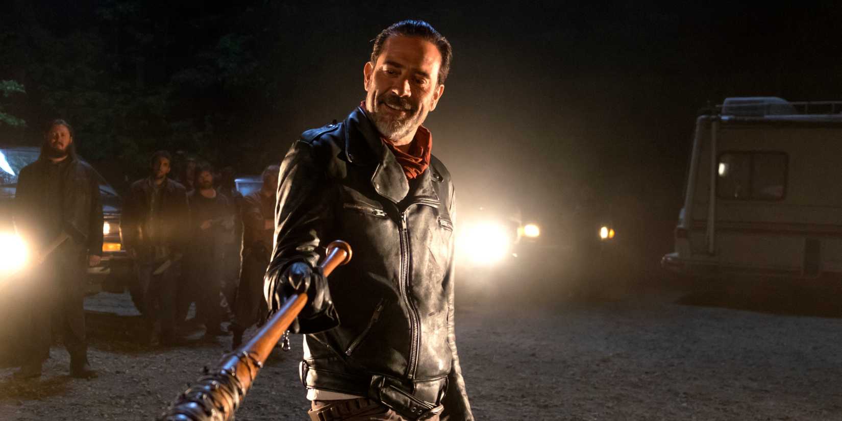 Jeffrey Dean Morgan as Negan in The Walking Dead