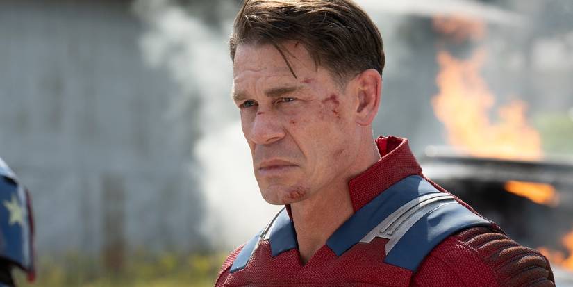 John Cena's Peacemaker looking sad