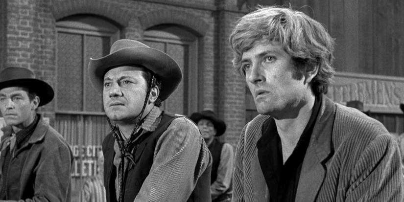 John Drew Barrymore como Mace Gore no episódio de Gunsmoke
