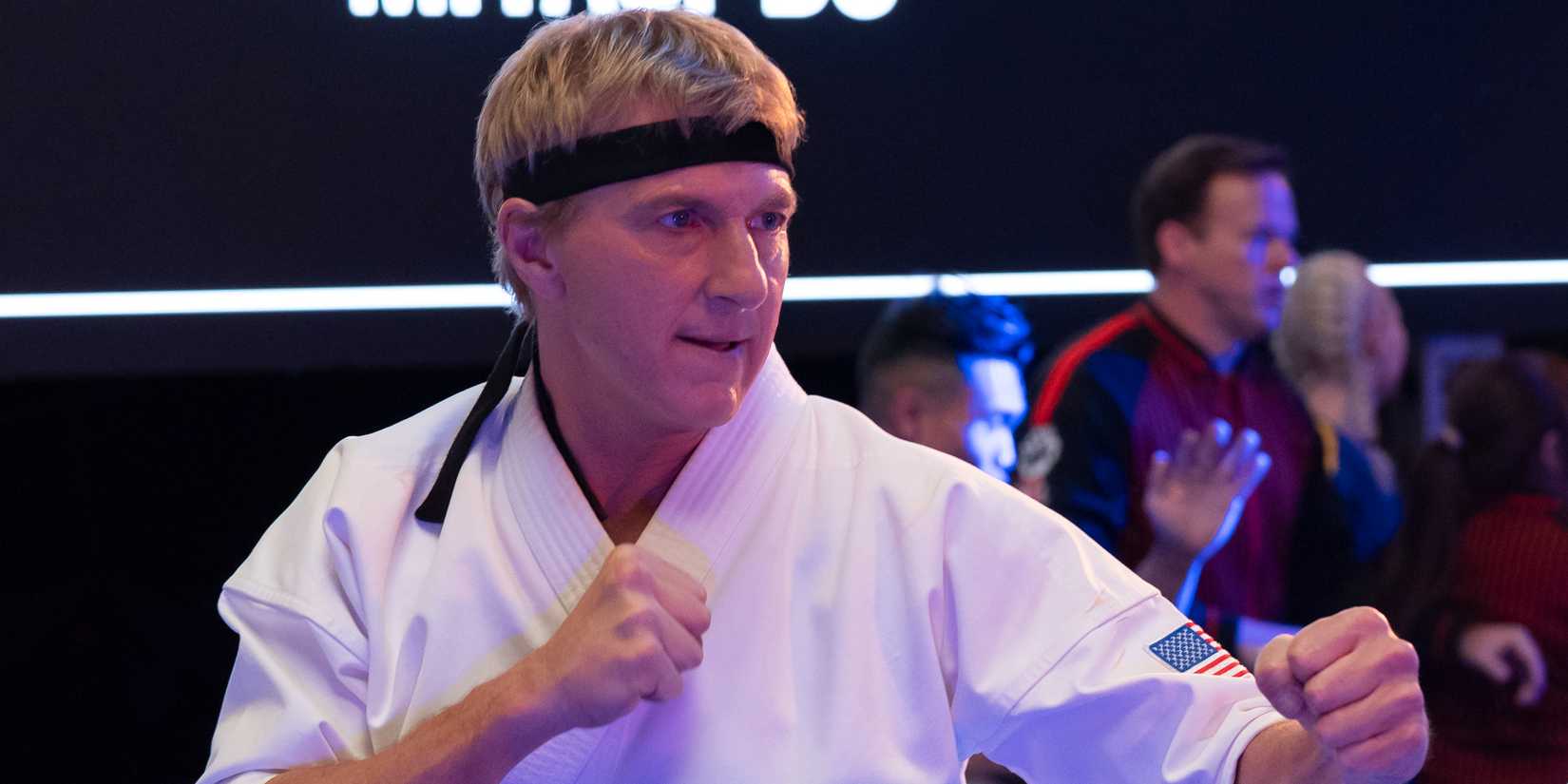 Johnny Lawrence during the Sekai Taikai brawl in Cobra Kai season 6