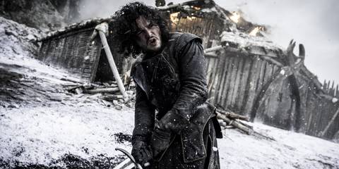 Jon Snow fighting in Hardhome