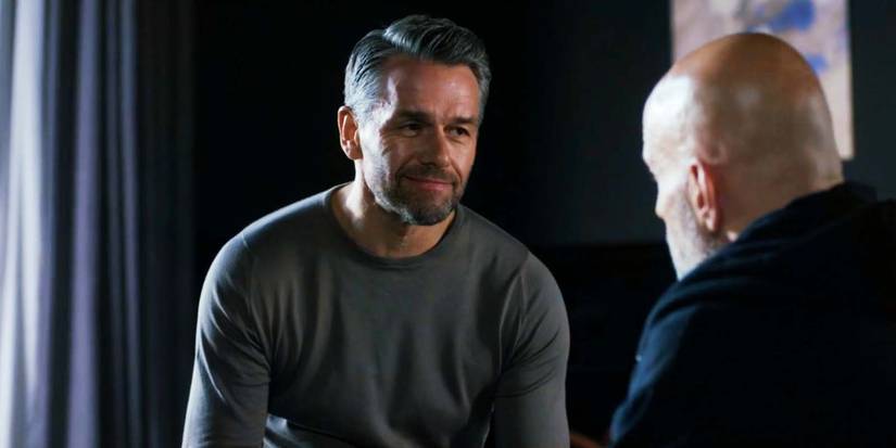 Julian Ovenden as Jonah Markham looking smug in NCIS: Tony & Ziva episode 7