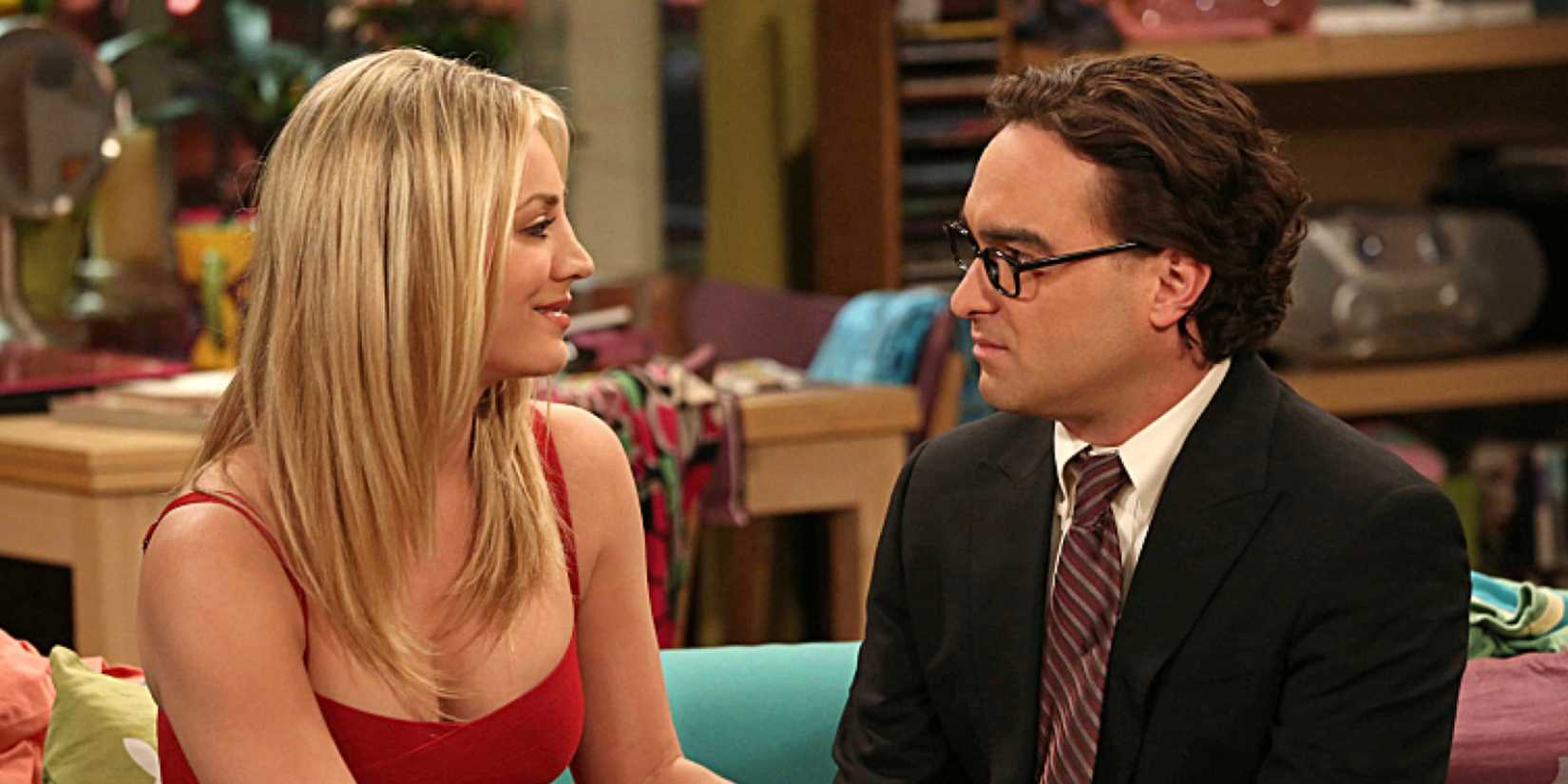 Penny e Leonard em The Big Bang Theory