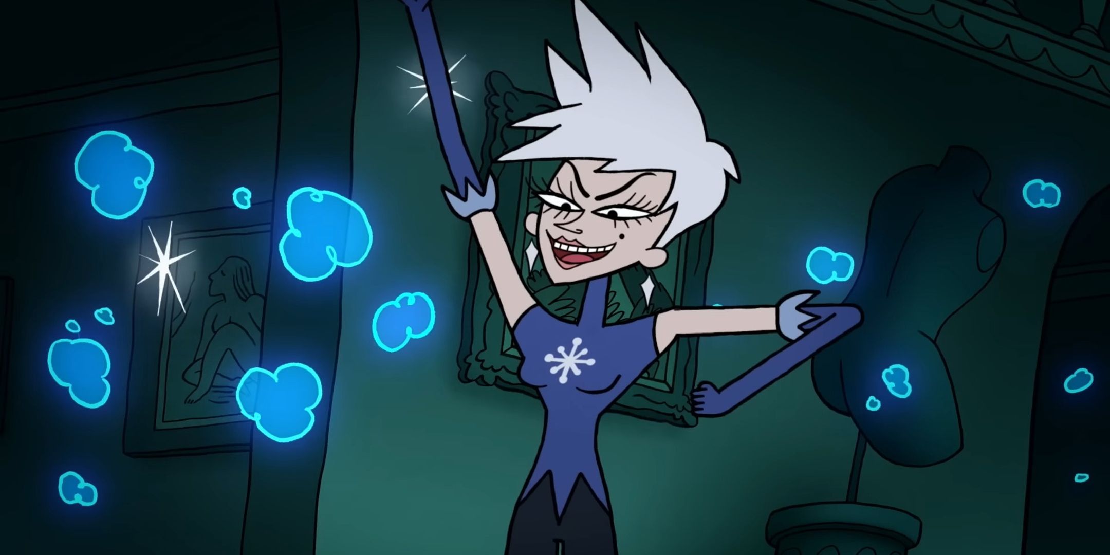 Killer Frost in Bat-Fam che utilizza i poteri