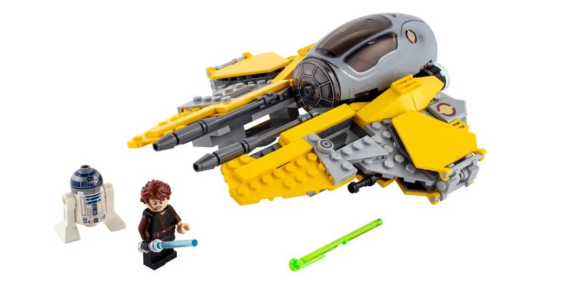 LEGO Anakin Skywalker Jedi Starfighter (75281) Front View