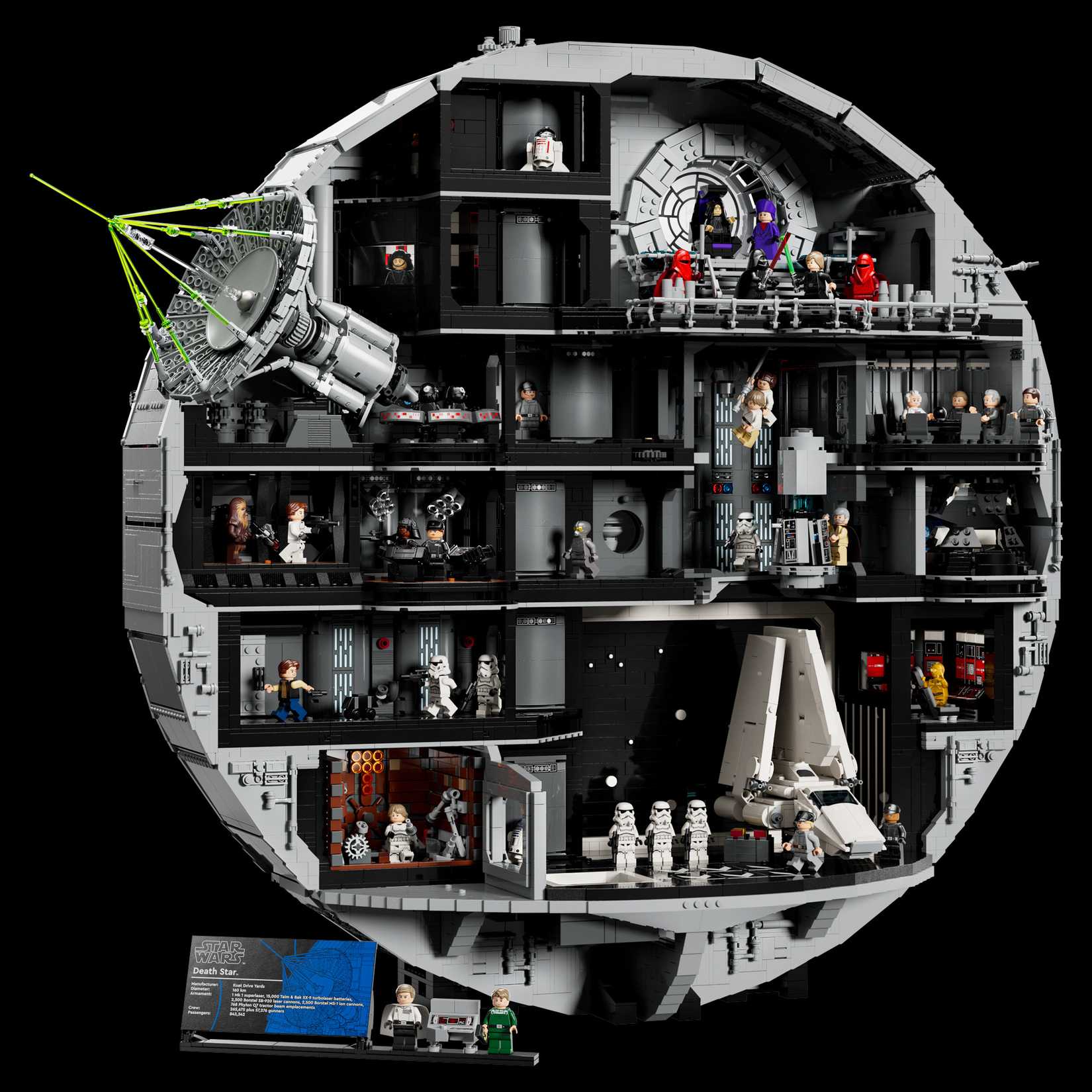 LEGO UCS Death Star Full Size and Scale