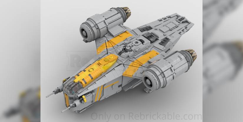 LEGO UCS Razor Crest Mod por aachthor no Rebrickable.