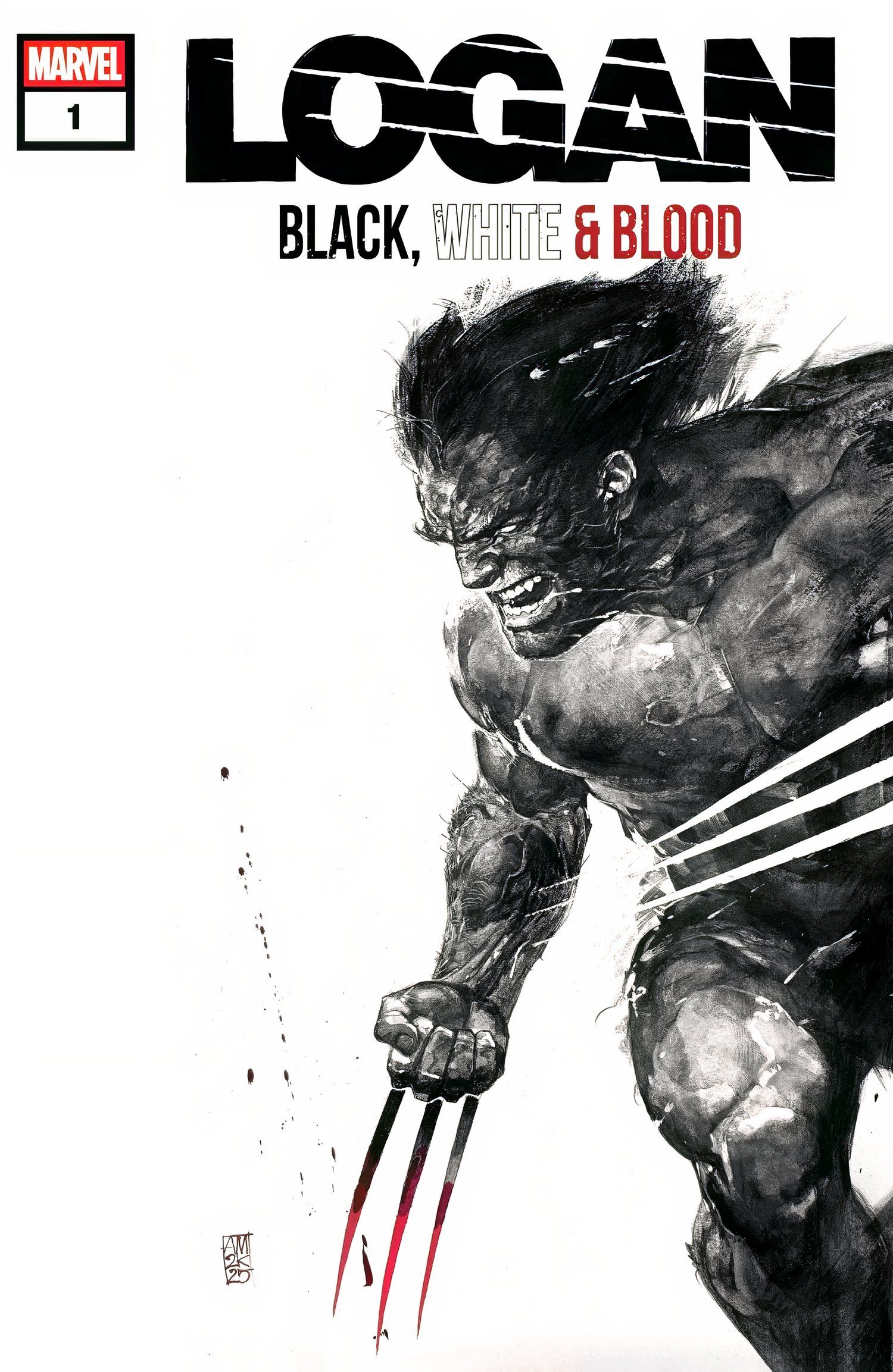 Copertina Logan Black White and Blood
