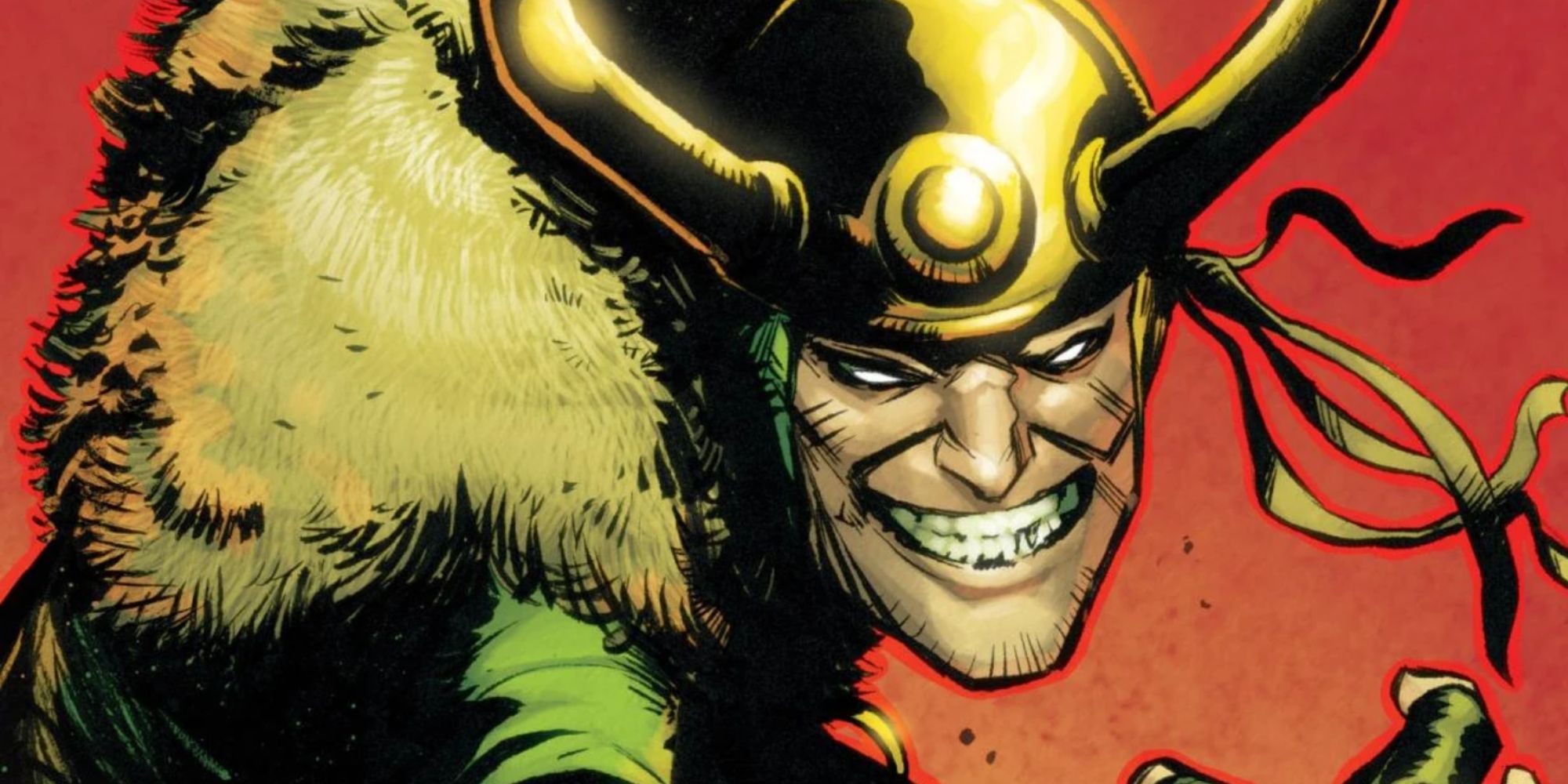 Loki smiles in Marvel Comics
