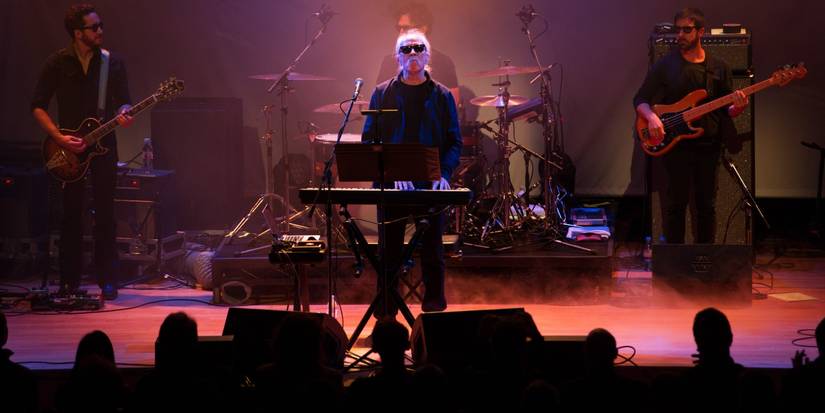 John Carpenter, Cody Carpenter, Daniel Davies live at the Warwick Arts Centre.