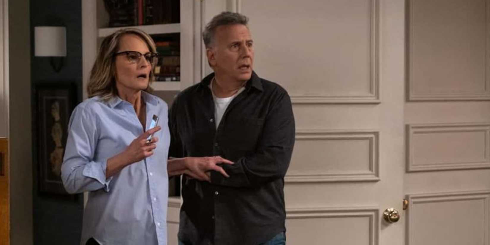 Jamie (Helen Hunt) and Paul (Paul Reiser) in Mad About You revival