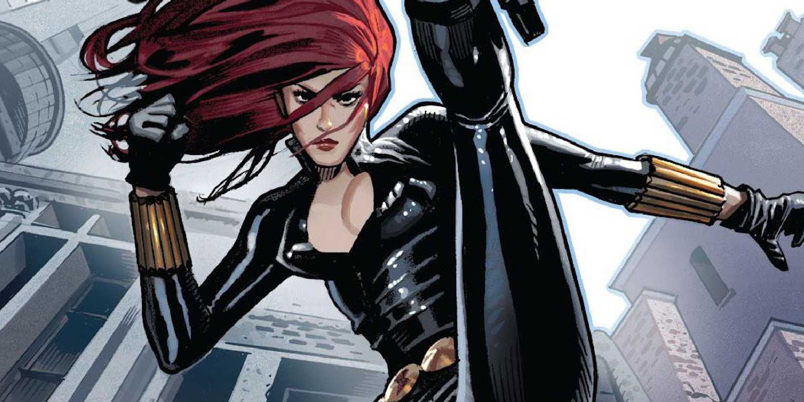 MARVEL HERO BLACK WIDOW KICKING