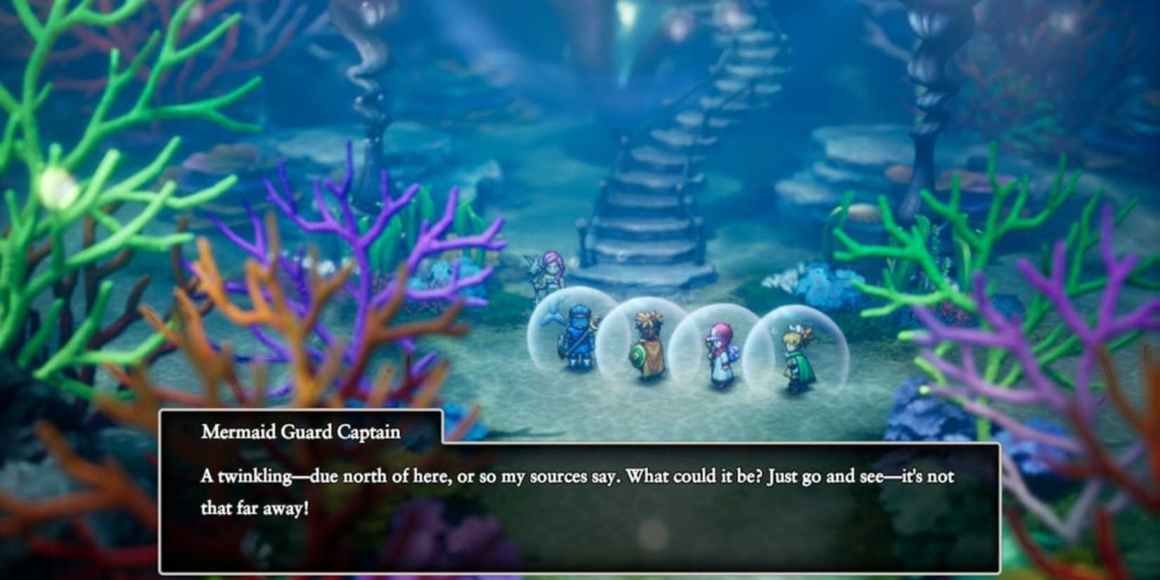 Mermaid Guard in Dragon Quest 2 HD-2D Remake