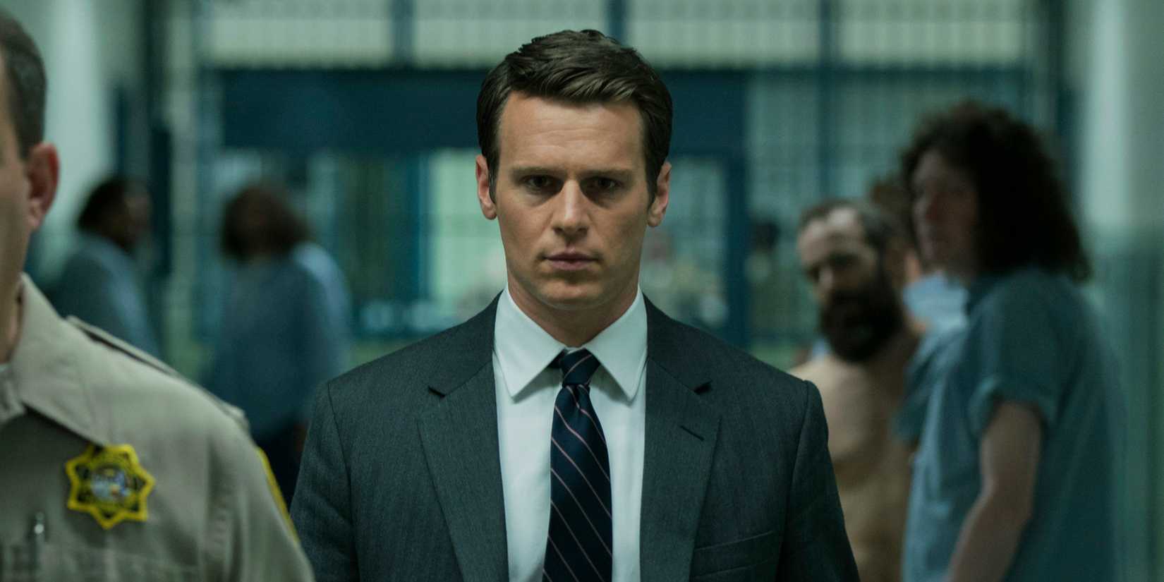 Jonathan Groff como o agente do FBI Holden Ford em Mindhunter