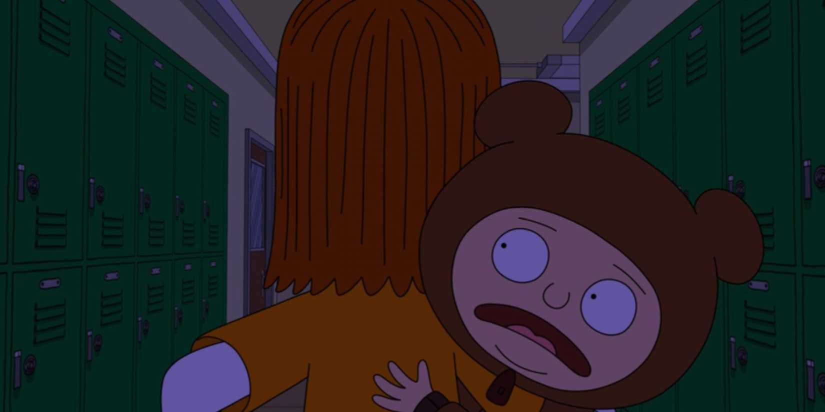 Moon appearing scared in The Great North