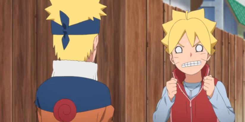 Naruto and Boruto in Boruto episode 129