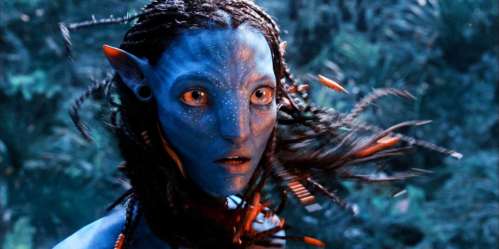 Neytiri from James Cameron's movie Avatar
