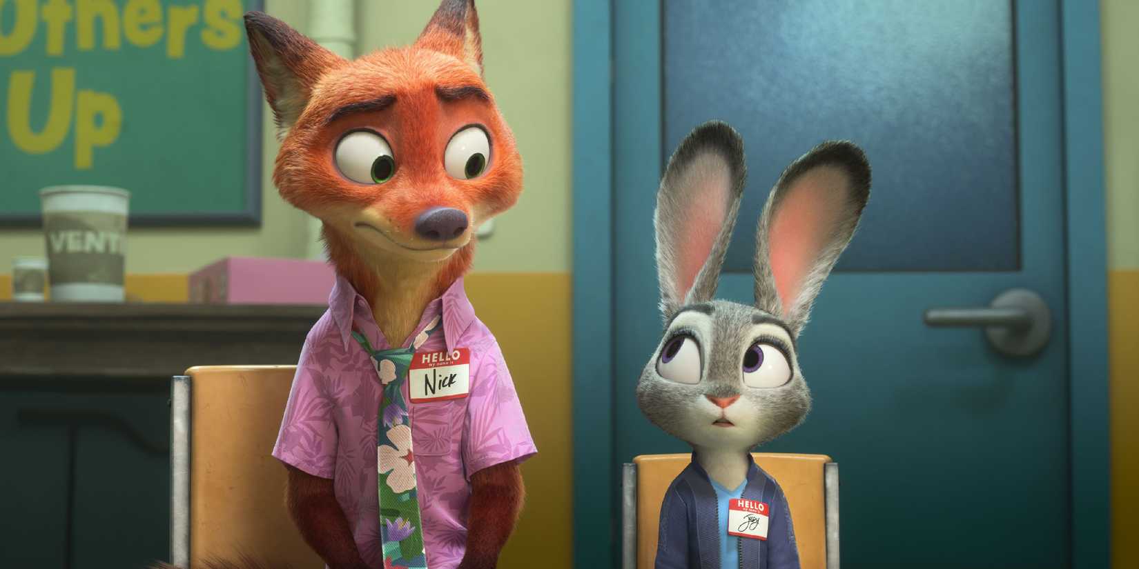 Nick Wilde e Judy Hopps em Zootopia 2