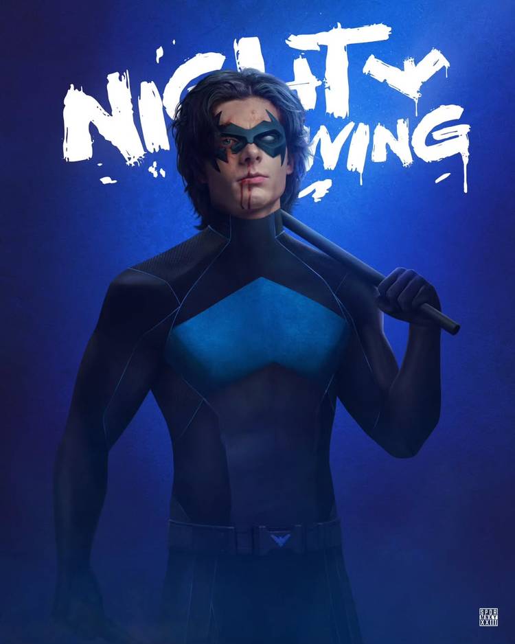 Mason Thames as Nightwing in DC Universe FAN ART