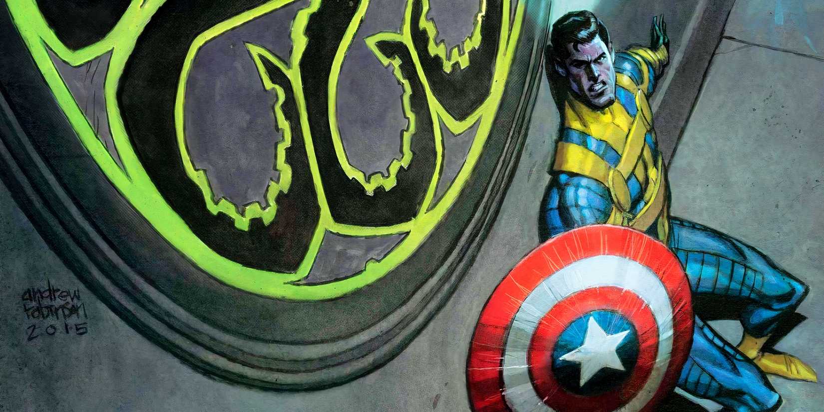 Nomad fleeing Hydra Marvel